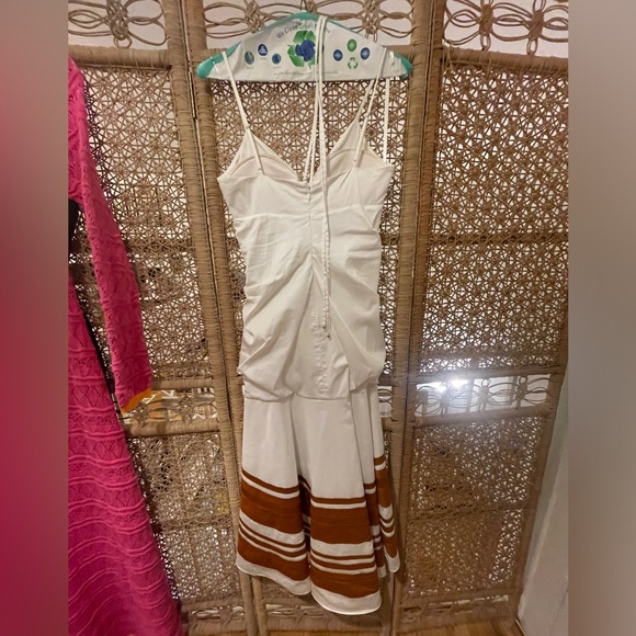 Veronica Beard Fitz High Low Cotton Dress - Picture 3 of 6